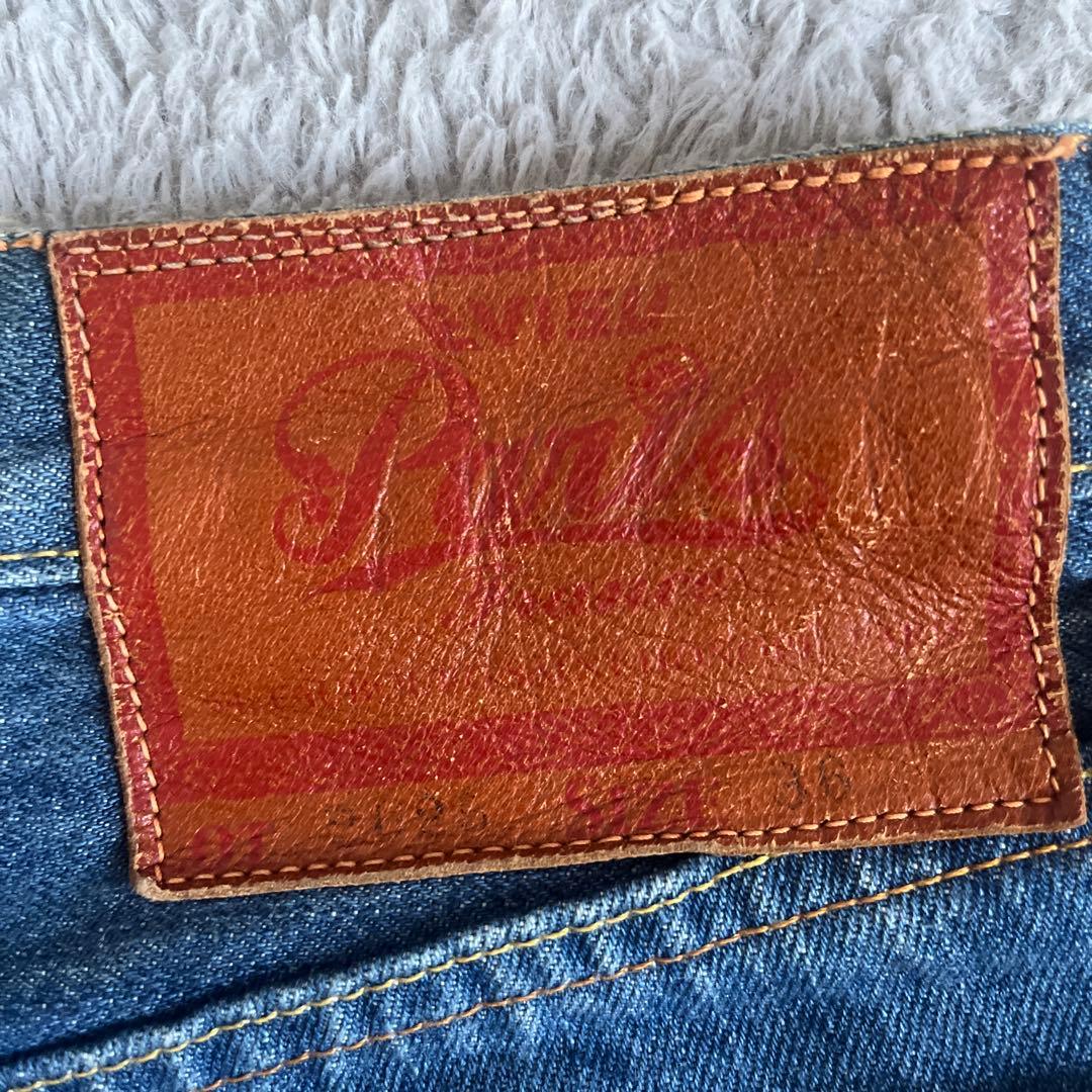 evisu ピンクグラフィック デニムショートパンツ