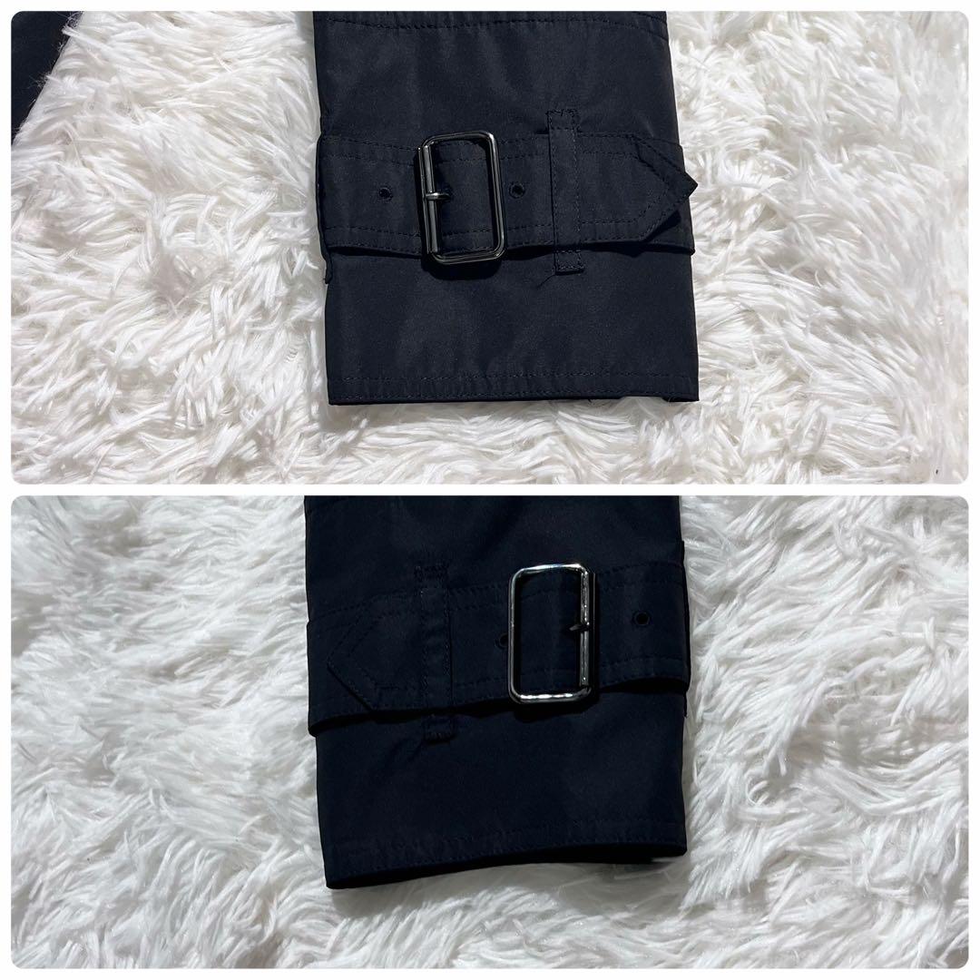 美品 バーバリー ノバチェック メタルボタン フード ライナー付 トレンチコート