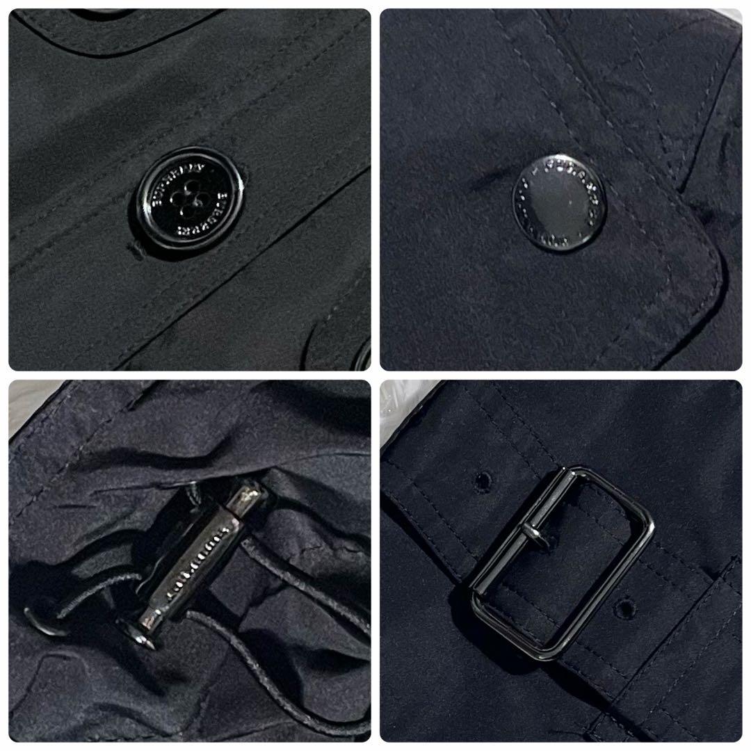 美品 バーバリー ノバチェック メタルボタン フード ライナー付 トレンチコート