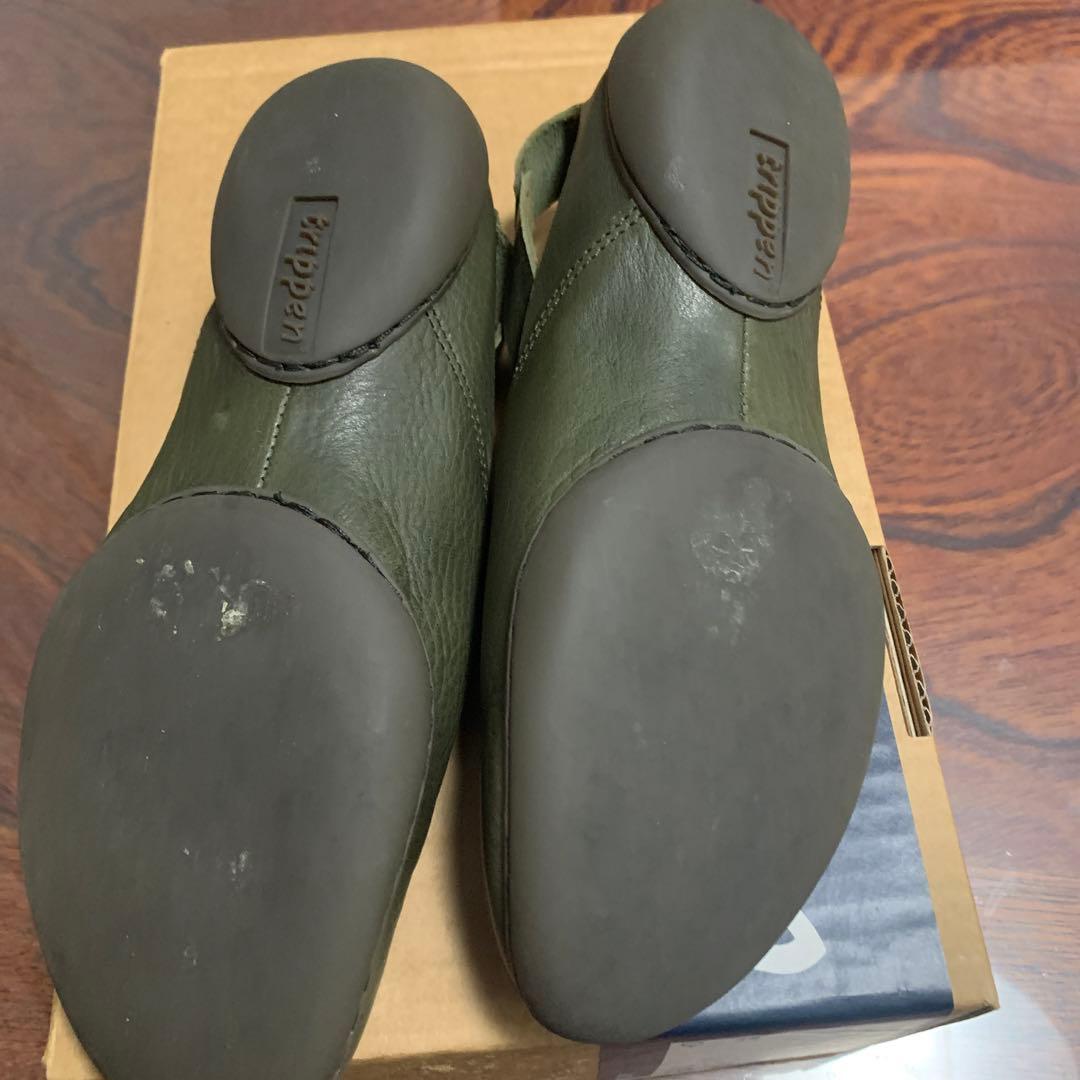 ☆trippenトリッペン36レディース ベルクロストラップ レザー