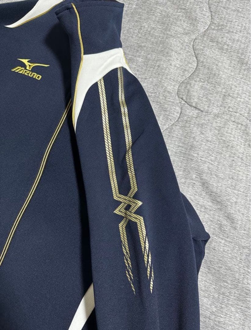 限定値下げ！　Mizuno ウォームアップウェア 上下2セット ネイビー