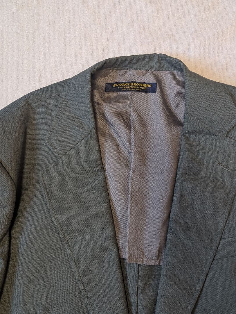 【美品】ブルックスブラザーズ 紺ブレ ブレザー 金ボタン ウールAB7 xl