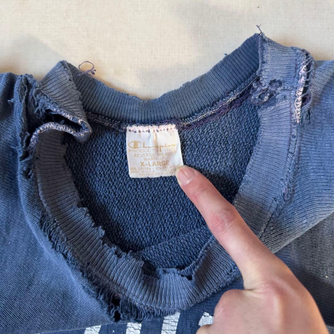 70s〜80s Champion ヴィンテージ スウェット ベスト カットオフ