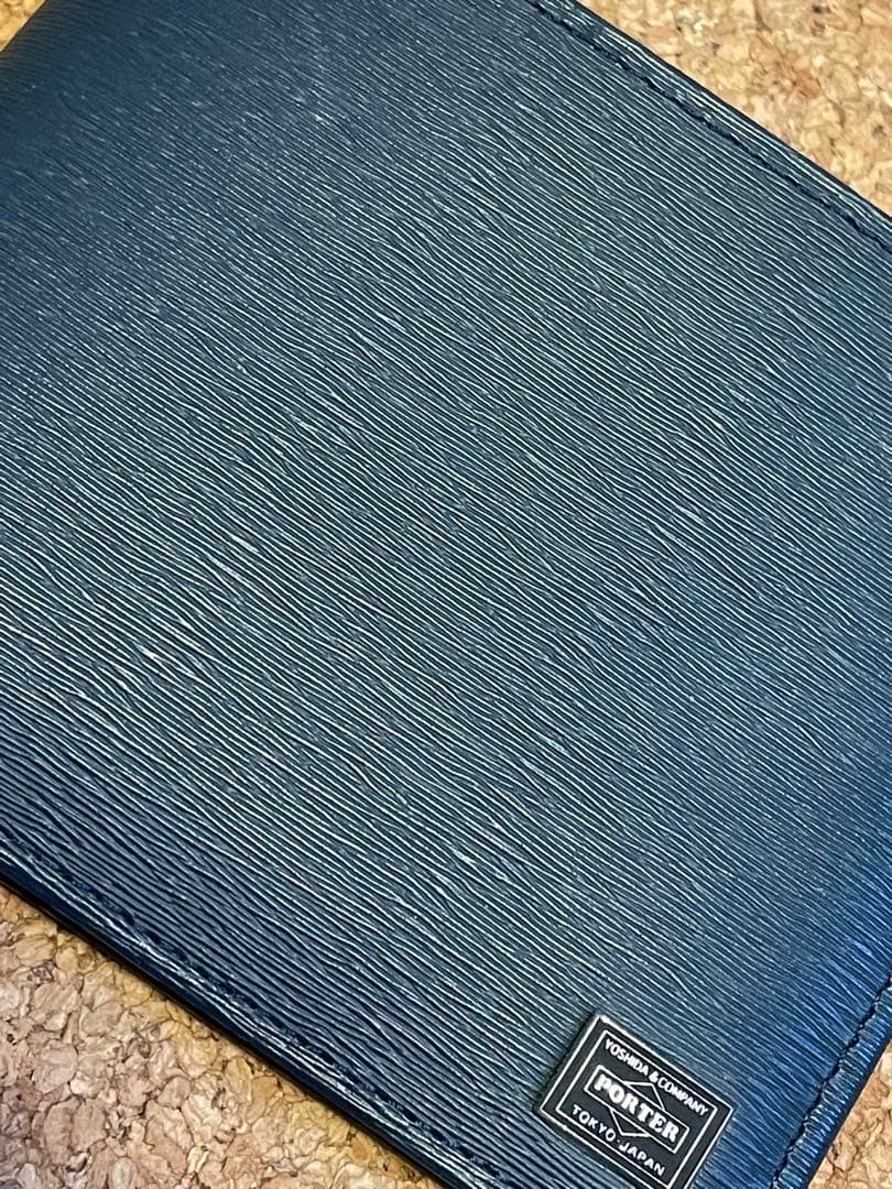 ◆感謝価格◆PORTER◆ポーター ◆カレント◆二つ折り財布◆小銭入れなし◆