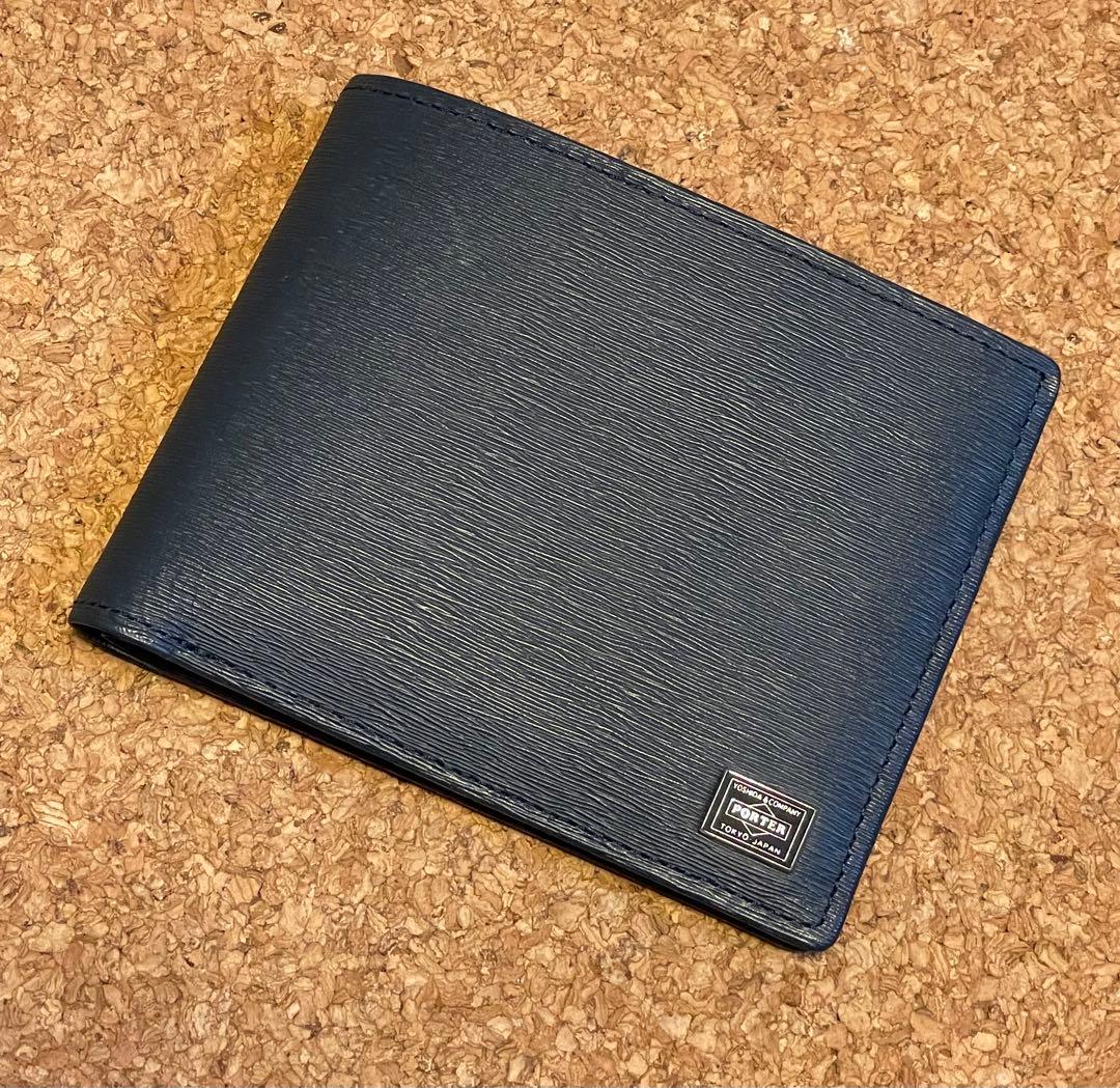 ◆感謝価格◆PORTER◆ポーター ◆カレント◆二つ折り財布◆小銭入れなし◆