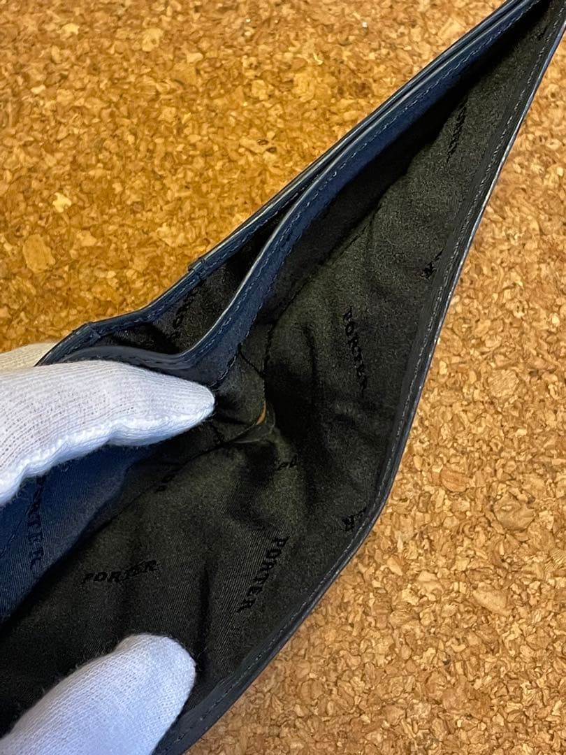 ◆感謝価格◆PORTER◆ポーター ◆カレント◆二つ折り財布◆小銭入れなし◆