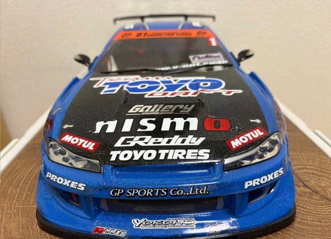 ヨコモ　シルビア s15 ラジコンボディ　ドリフト　1/10 YD-2 電飾付き
