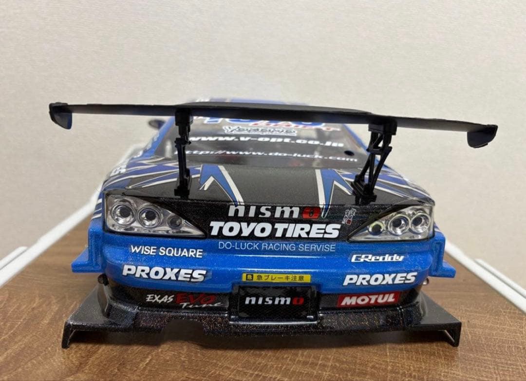 ヨコモ　シルビア s15 ラジコンボディ　ドリフト　1/10 YD-2 電飾付き
