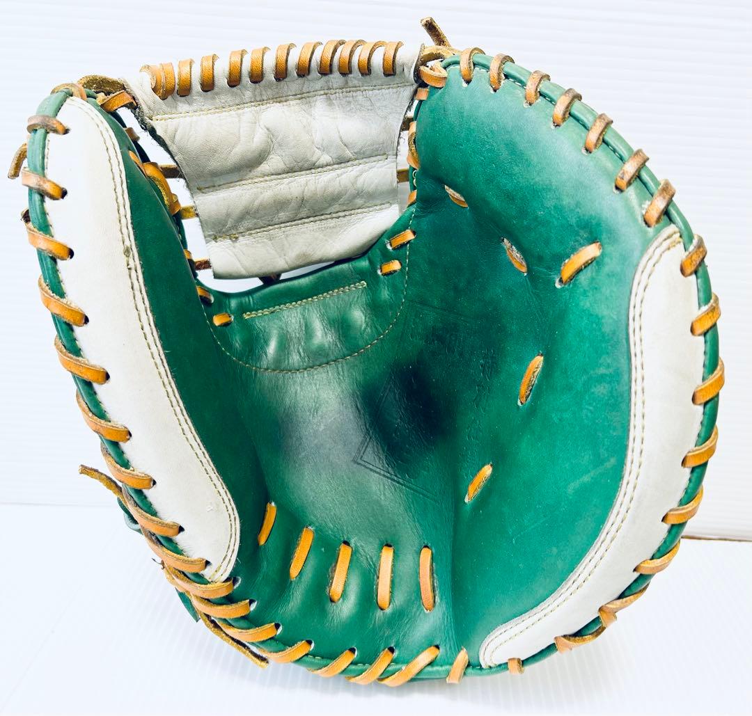 日本製 玉澤 タマザワ 特別仕様 キャッチーミット 緑白