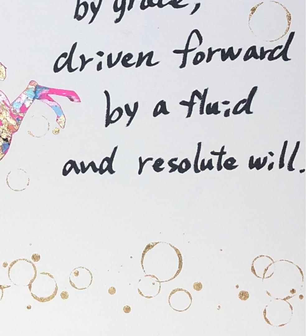 【OKタケオ】油絵　原画　一点物　馬　スタイリッシュ　インテリア　F8