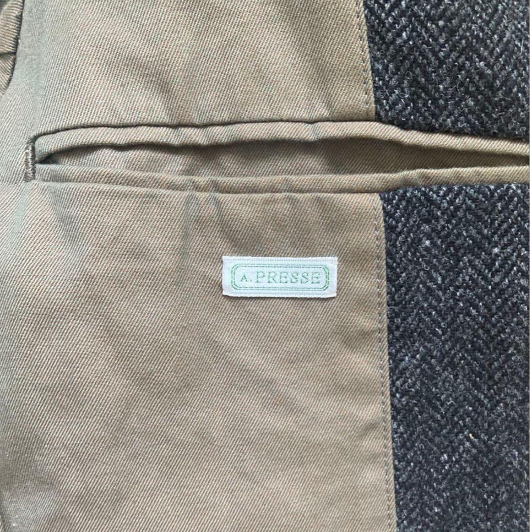 ジャケット・アウター 22FW A.PRESSE Tweed Tailored Jacket