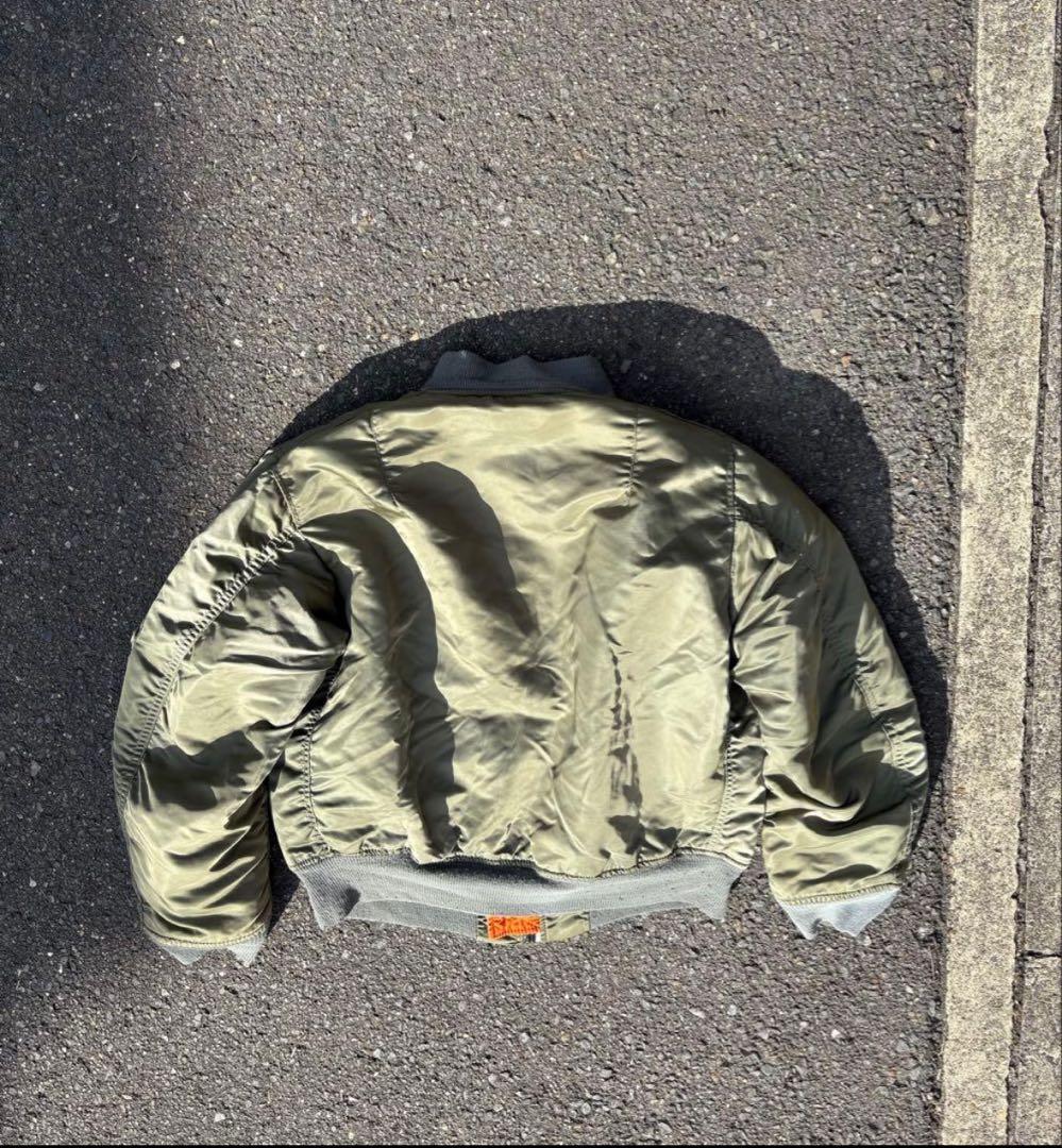 ALPHA INDUSTRIES MA-1 80s USA製 IDEALジップ