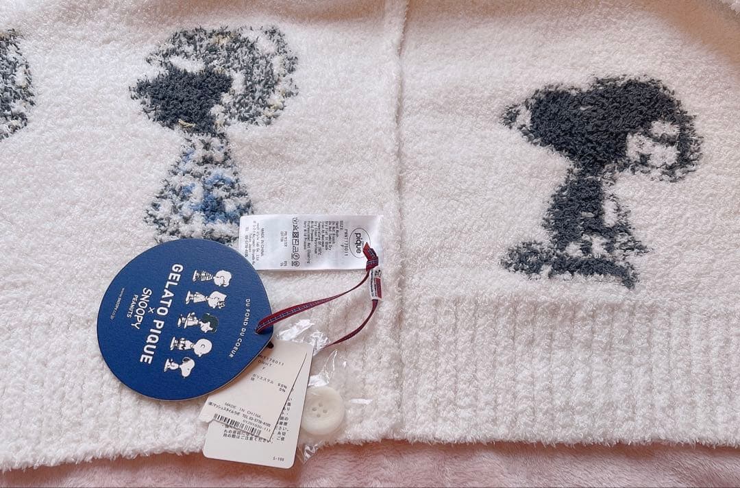 GELATO PIQUE ジェラピケ　スヌーピー カーディガン【新品タグ付き】