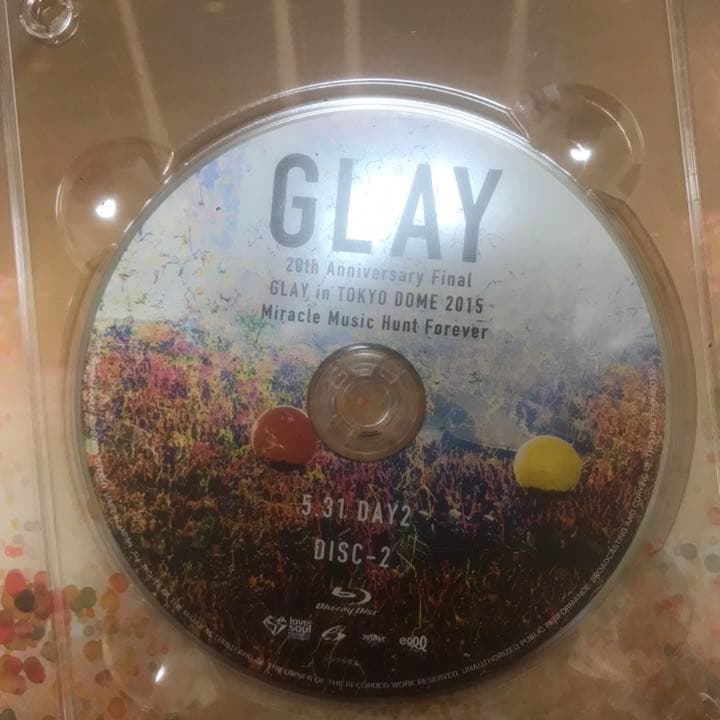GLAY  20th  TOKYO DOME  限定BOX ブルーレイのみ