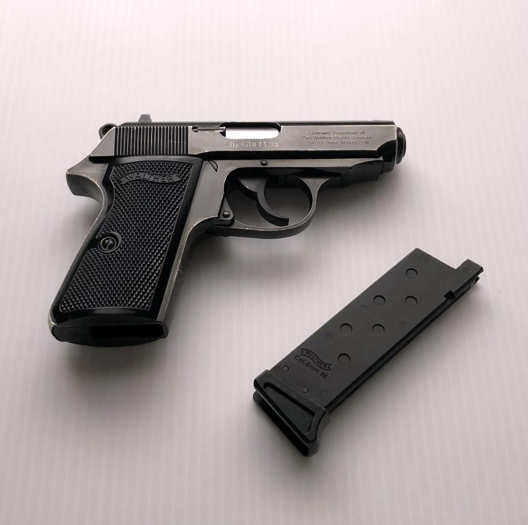 マルゼン　ワルサーPPK/sガスブローバック　ブラックメタル　最新ロッド