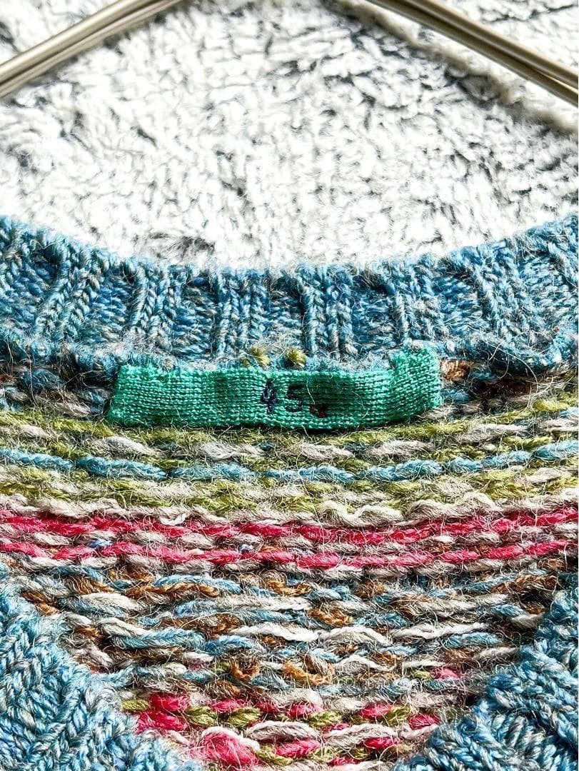 【45R】45rpm アルパカ混 フェアアイル柄ノアランドジャガードベスト 4