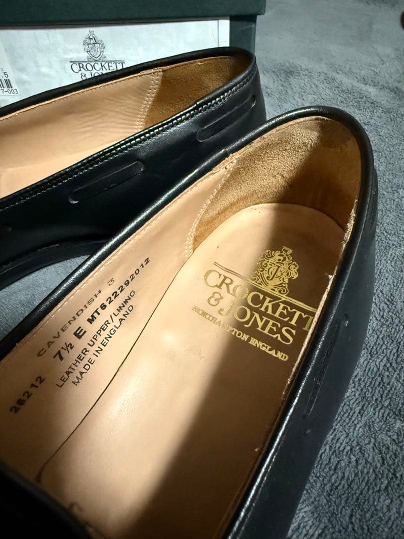 【極美品】サイズ7.5 Crockett&Jones CAVENDISH3