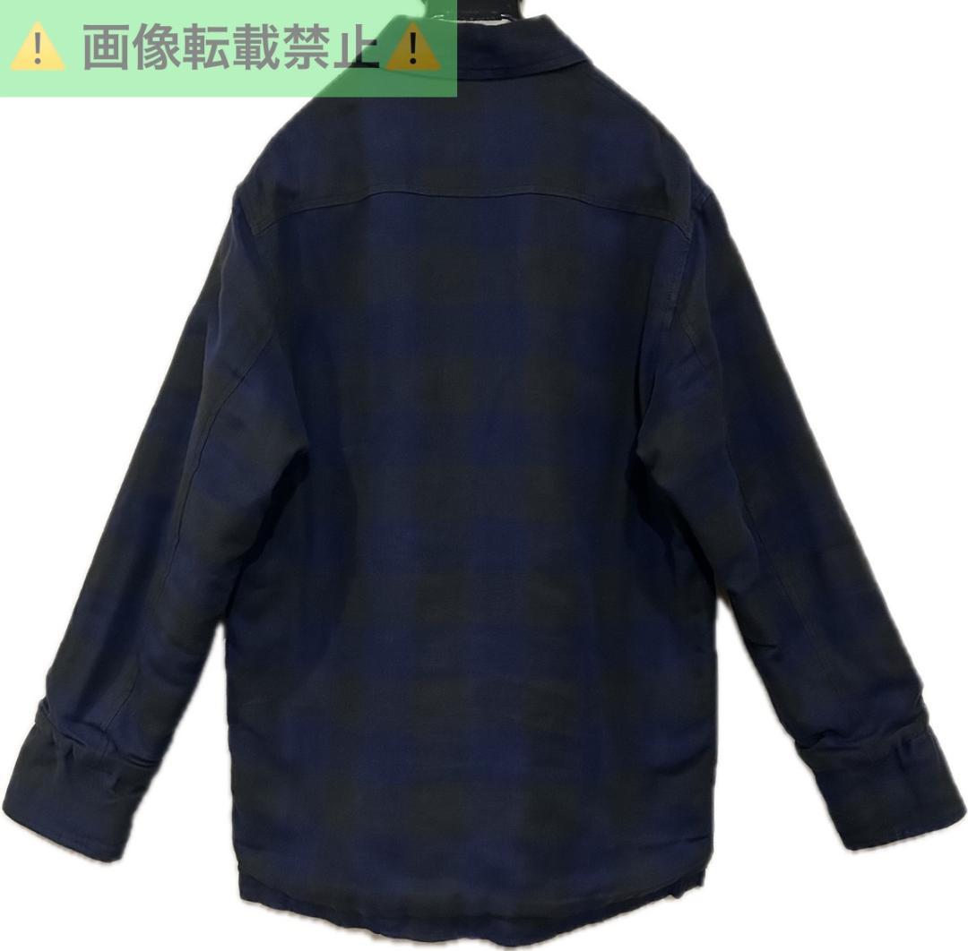 ＊桃太郎ジーンズ 中綿 チェック 裏キルティング カバーオール アウター 40