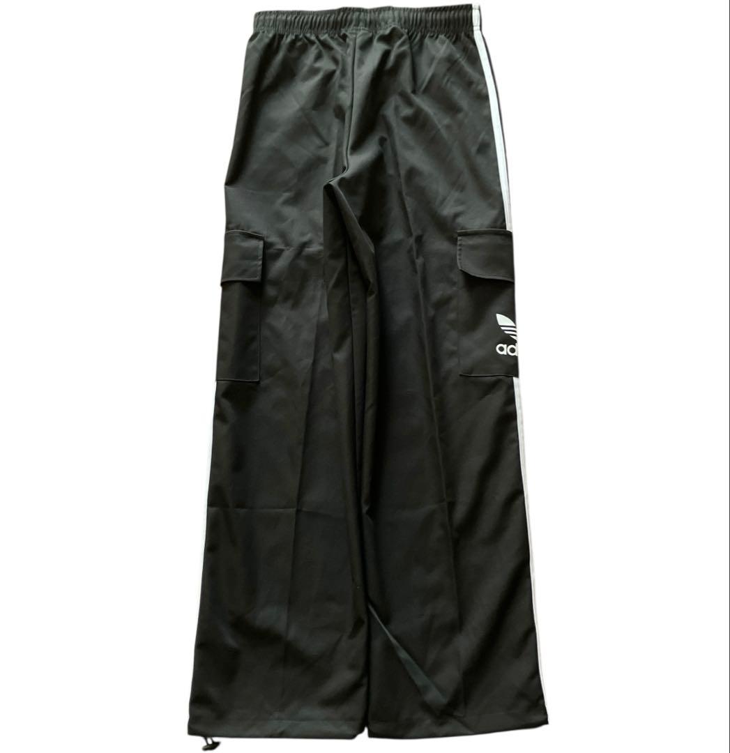 未使用00s極太 old adidas バギーナイロントラックカーゴパンツ