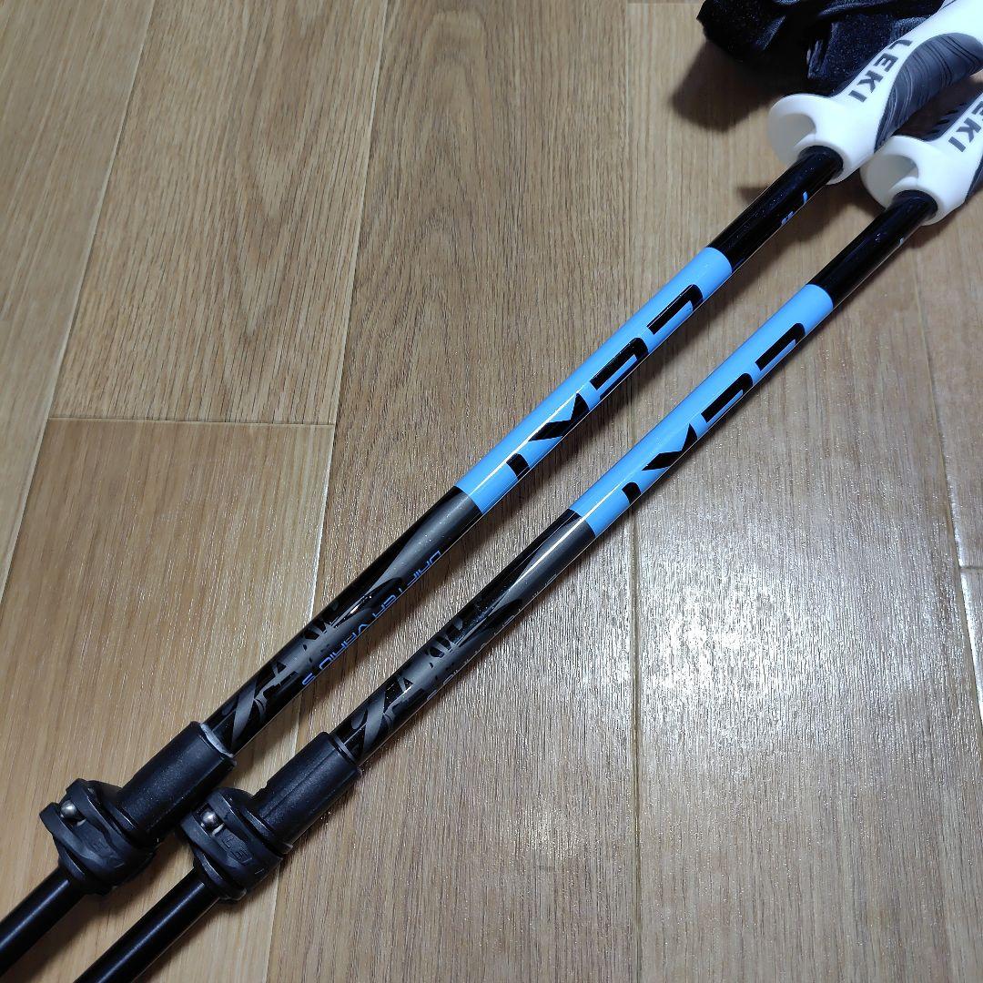 LEKI(レキ) ジュニア・キッズ スキーストック ブラック 90-120cm