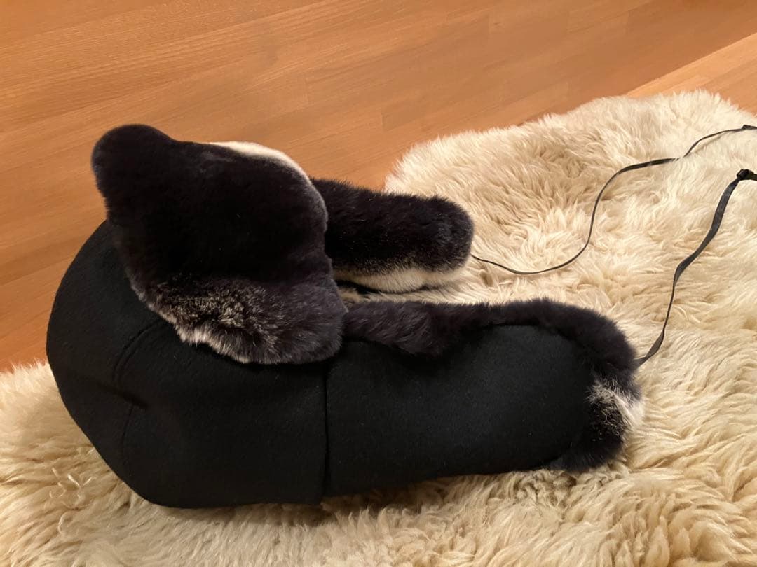 amachi .ラビットファー帽子