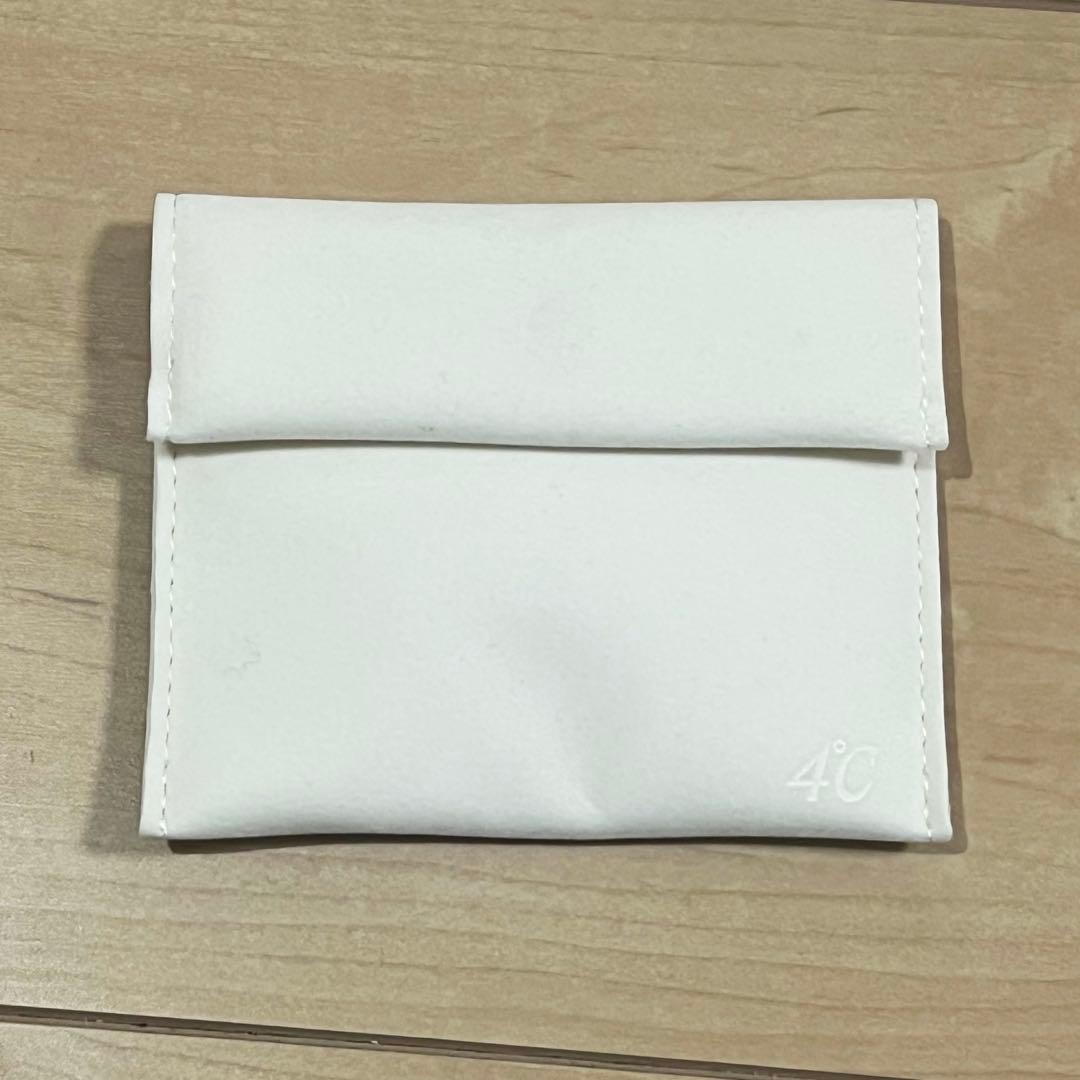 4℃　シルバー　バングル　ブレスレット　 ヨンドシー　ケース付き