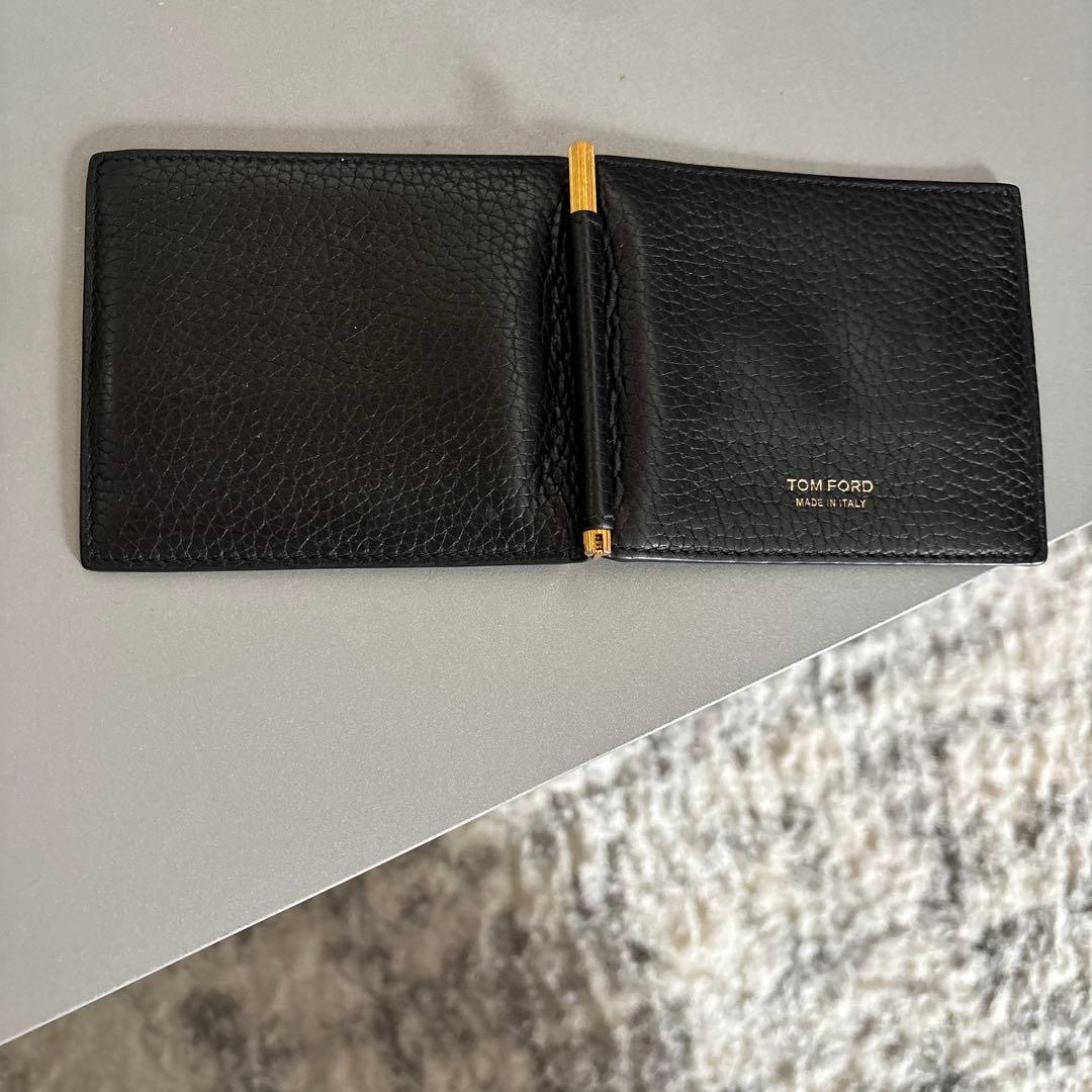 トムフォード　レザー　マネークリップ