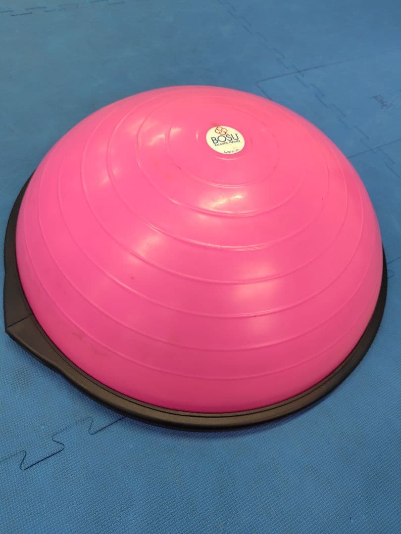 BOSU バランストレーナー ピンク 箱付き 中古 体幹トレーニング