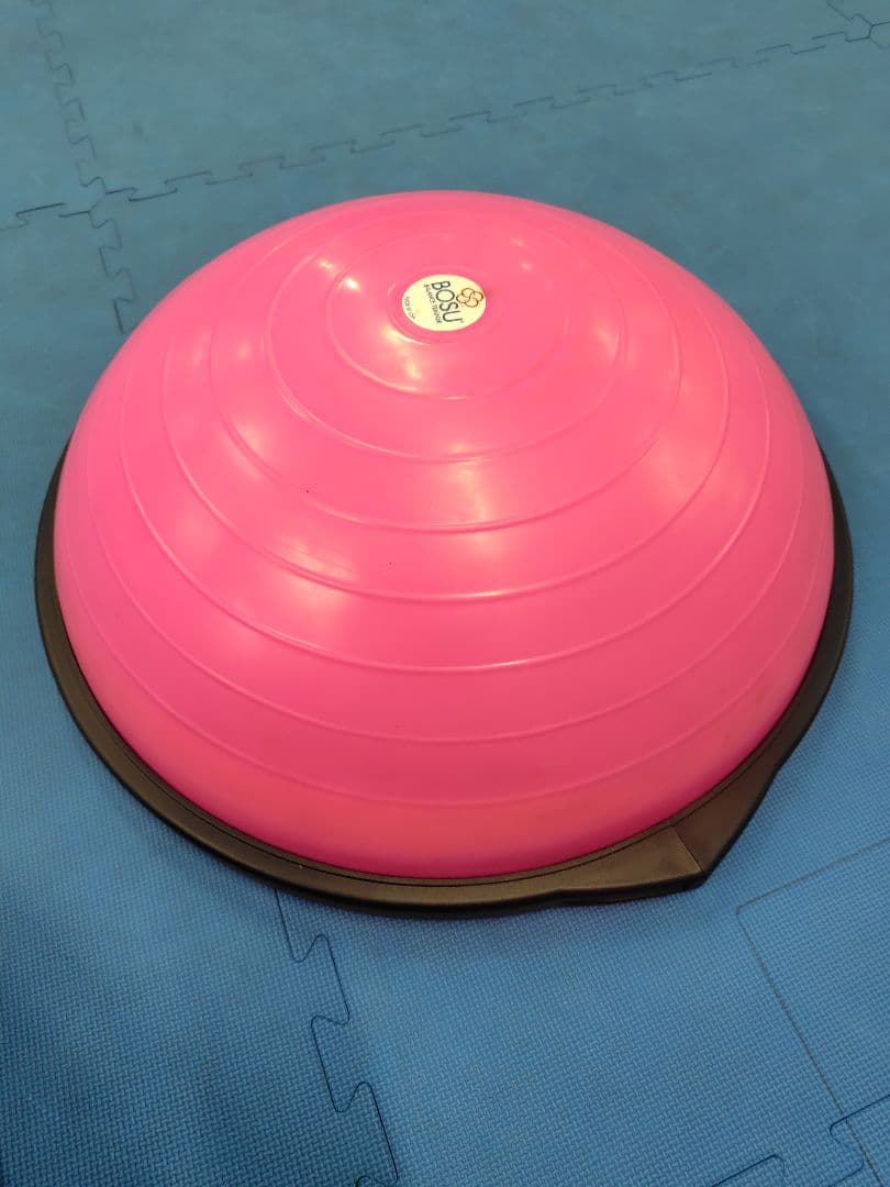 BOSU バランストレーナー ピンク 箱付き 中古 体幹トレーニング