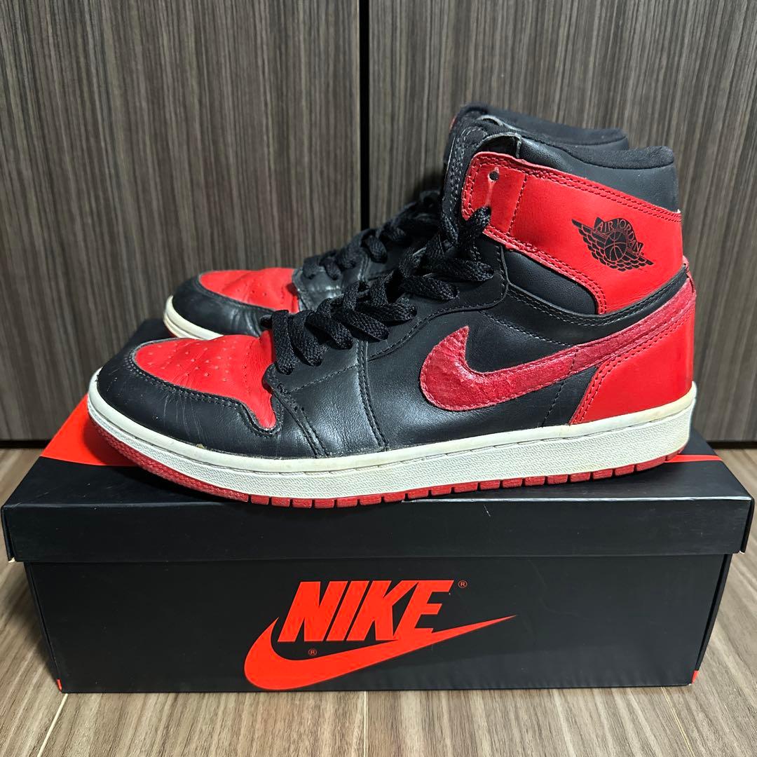 AIR JORDAN1 HI OG BRED 2001 復刻　27.0