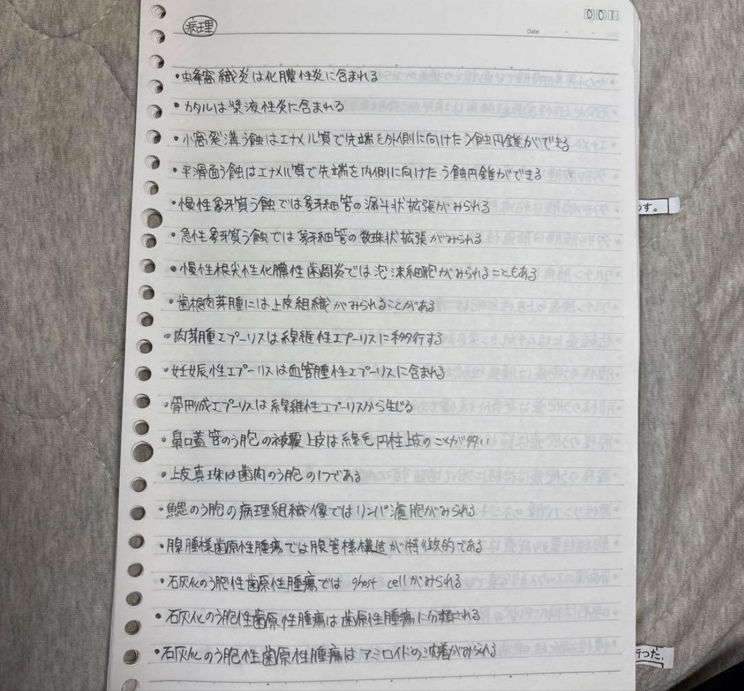 歯科医師国家試験対策ノート　コピー版