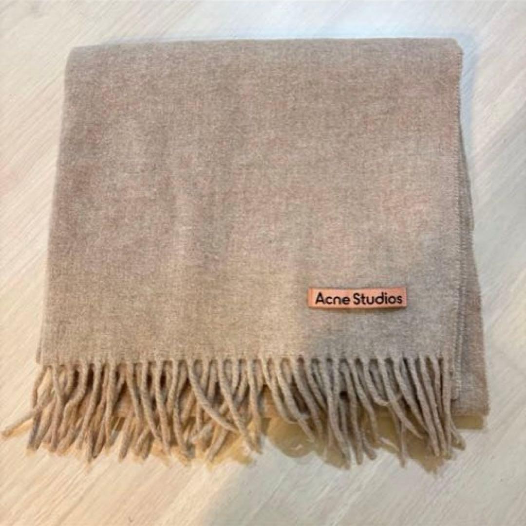 〖 クリーニング済 〗Acne Studios オートミール マフラー