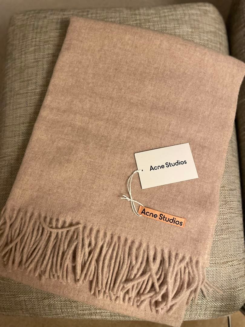 〖 クリーニング済 〗Acne Studios オートミール マフラー