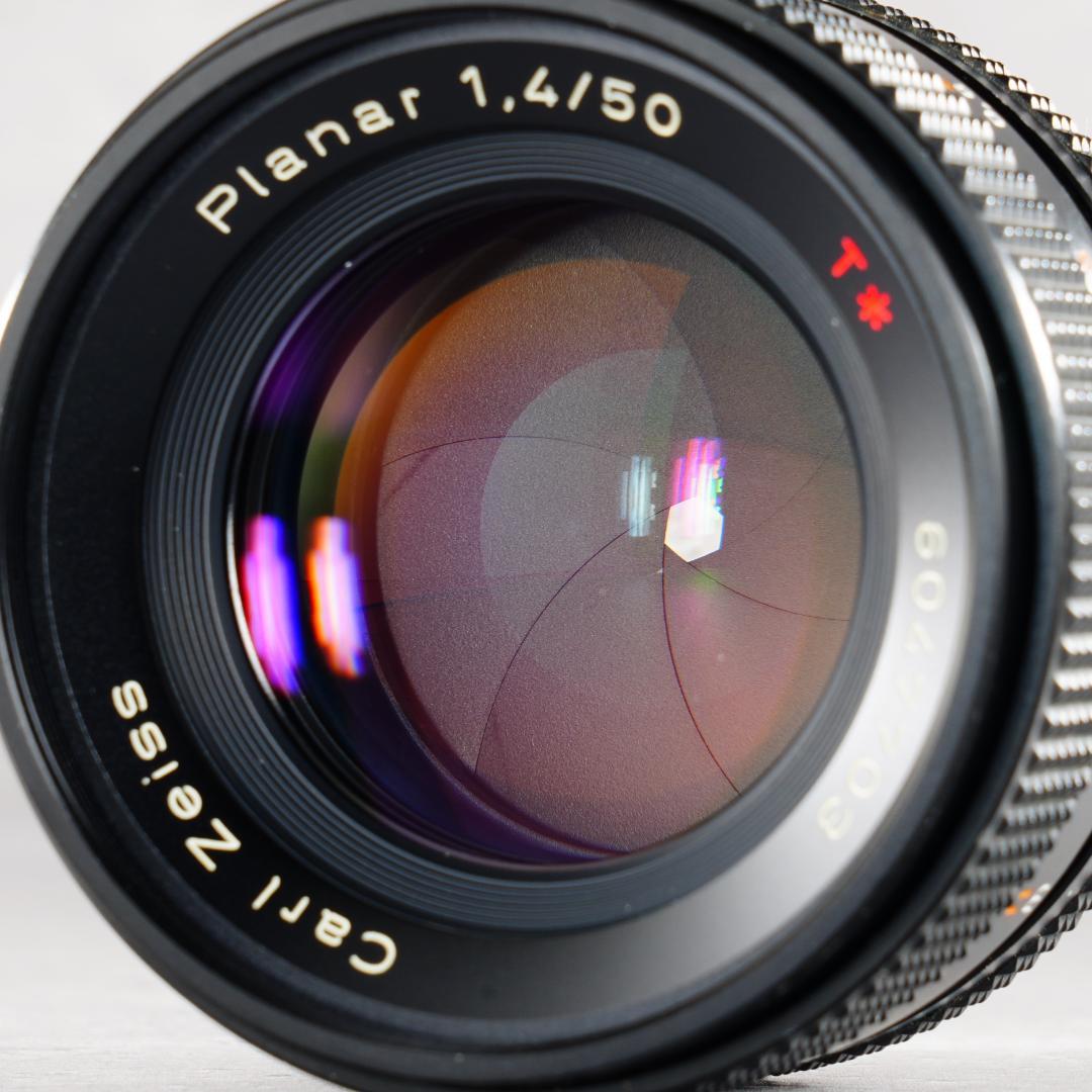 フード付 Carl Zeiss Planar 50mm F1.4 AEJ 703