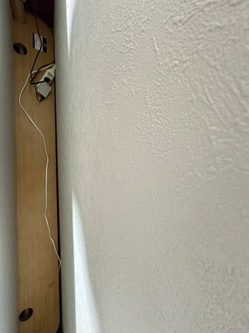 クイーンベッドフレーム 木製スラット グレー