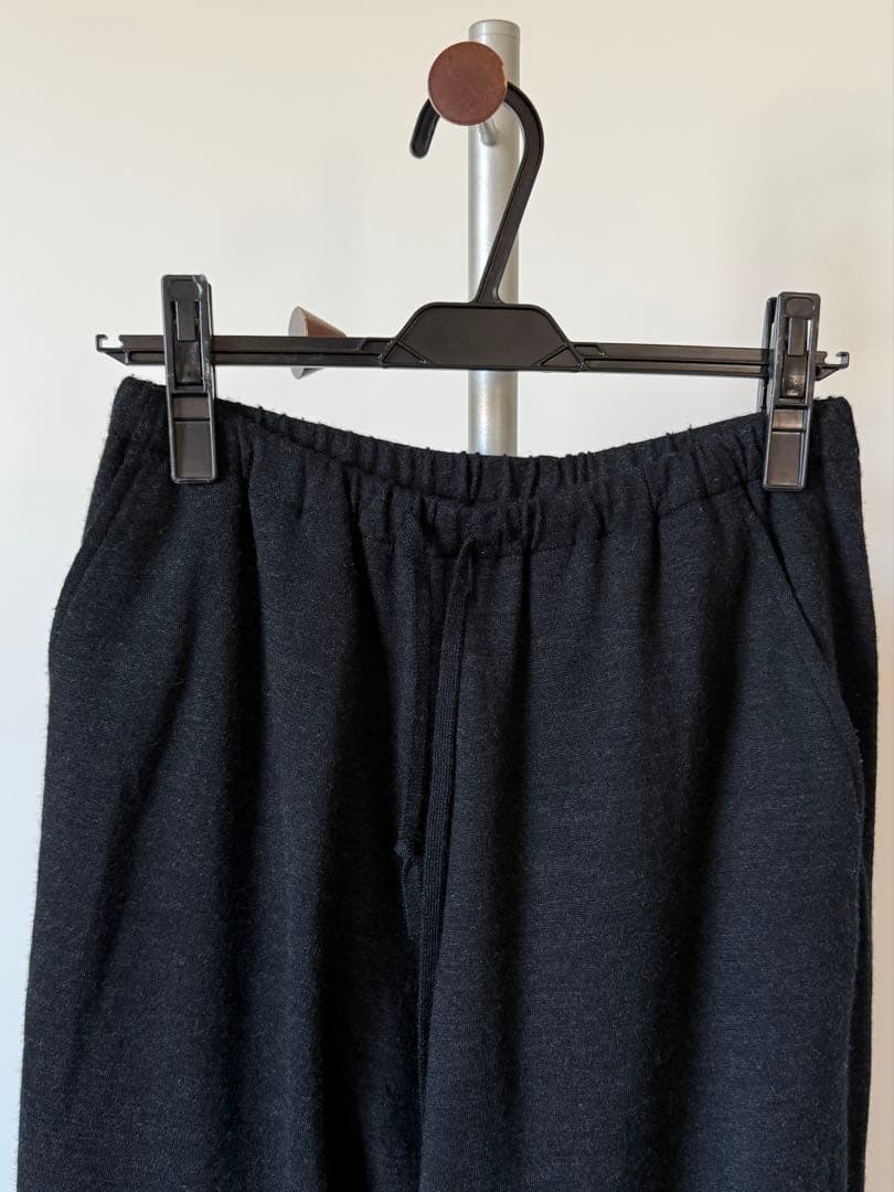 【COMOLI】25AWウールニットジャケット/テーパードパンツ セットアップ