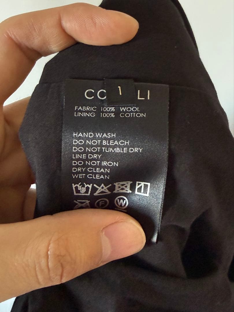 【COMOLI】25AWウールニットジャケット/テーパードパンツ セットアップ