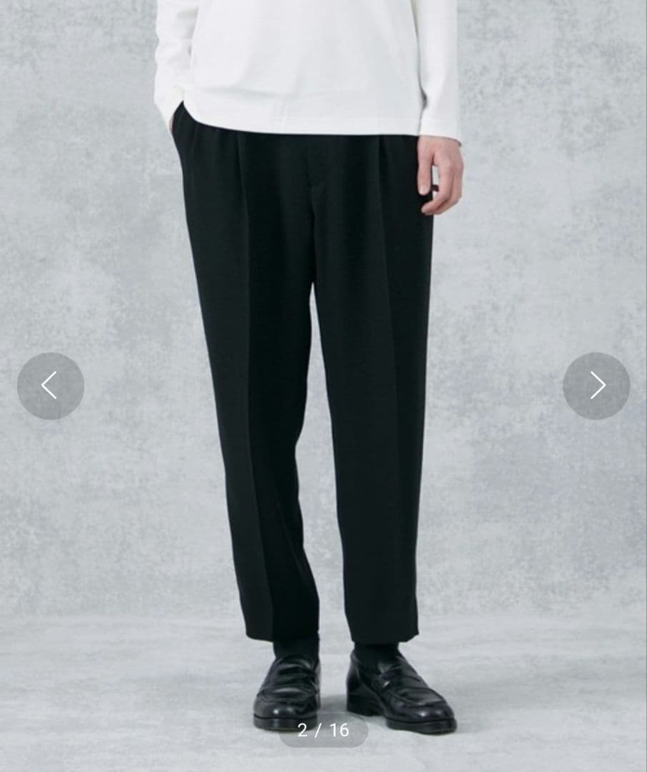 新品★極美品　ユナイテッドトウキョウ　３タックリオーネテーパードパンツ　1.6万