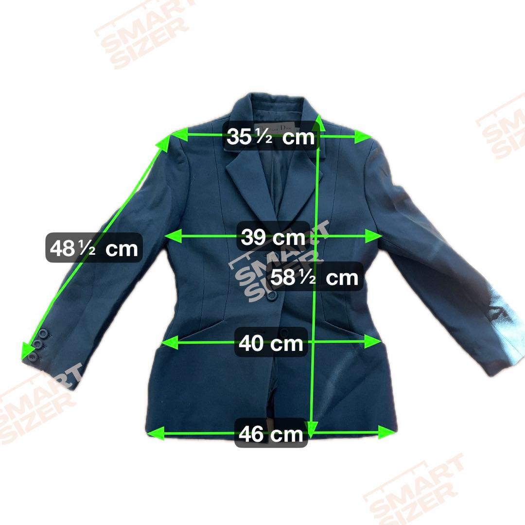 DIOR バージャケット　シングルブレスト ジャケット　CD 36