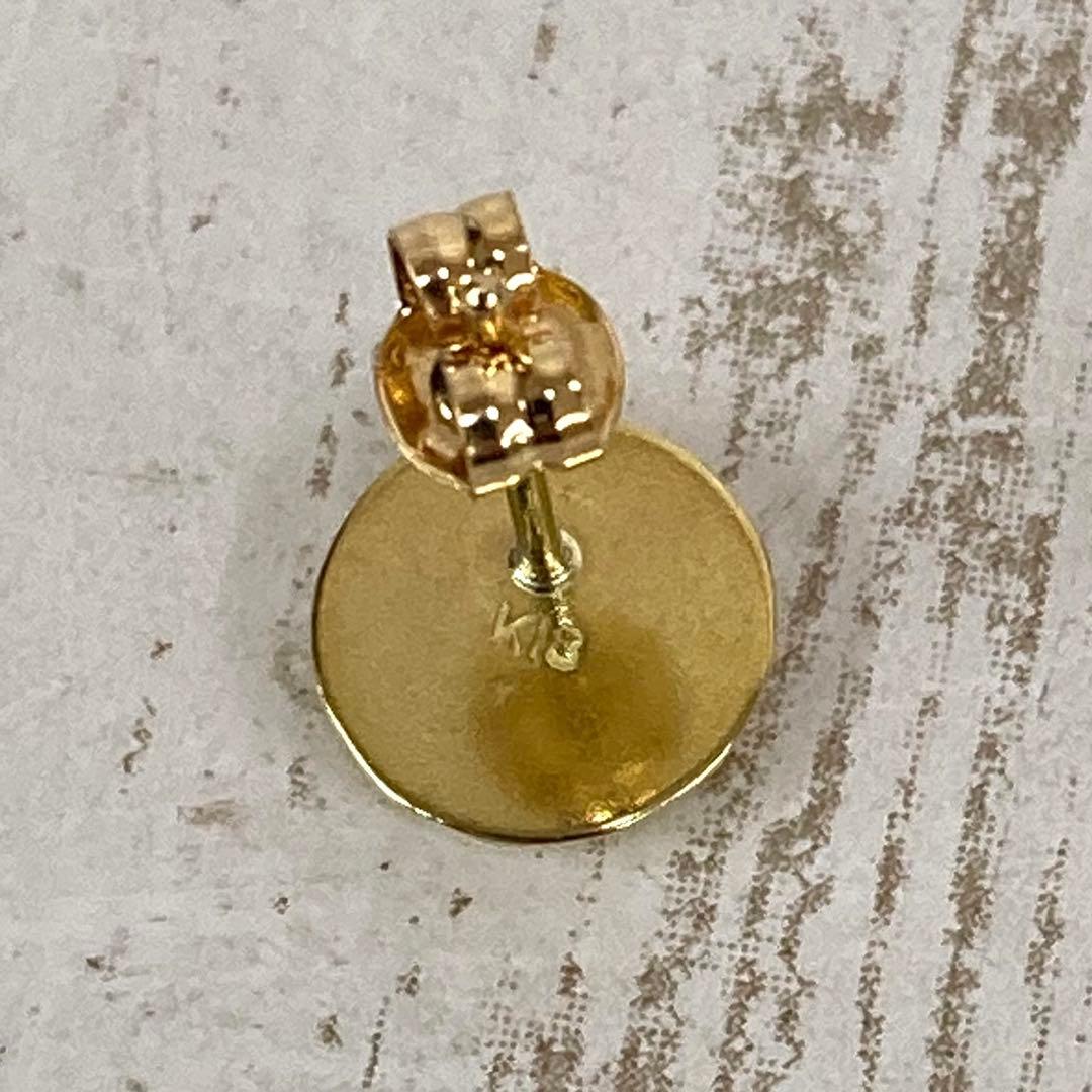 nm-885) TADY＆KING チビメタルピアス K18 ウルフ