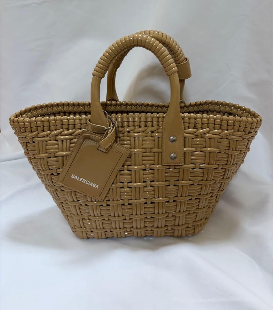 バレンシアガ、BALENCIAGA 、ビストロ、バスケットバッグ、かごバッグ。