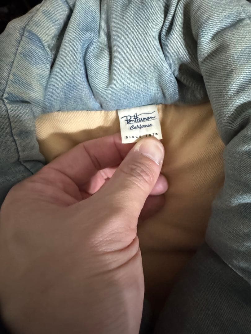 【SURF】ロンハーマン　インディゴブルー ダウンベスト Lサイズ