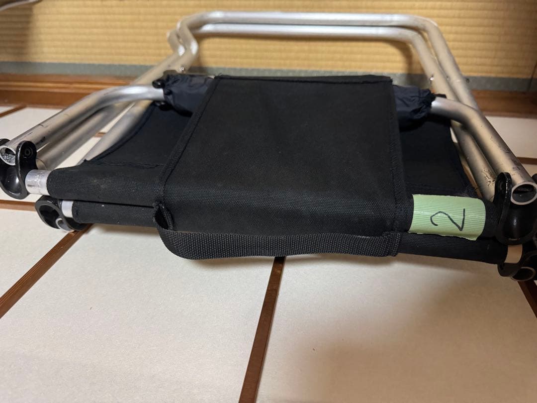 スノーピークフォールディングDチェア ブラック アウトドアチェア 折りたたみ