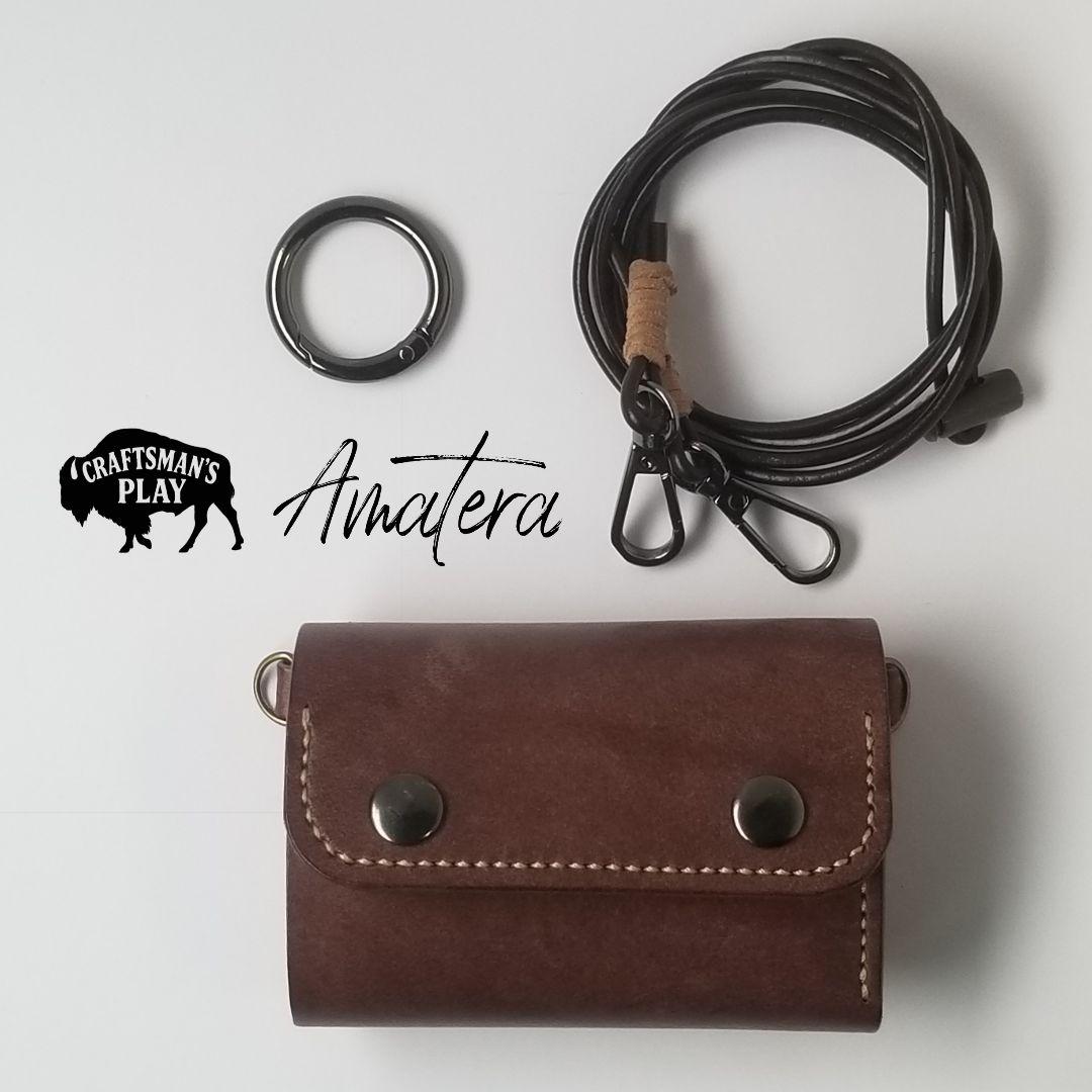 【Amatera】アマテラ　マルチポケット付きレザーウォレット