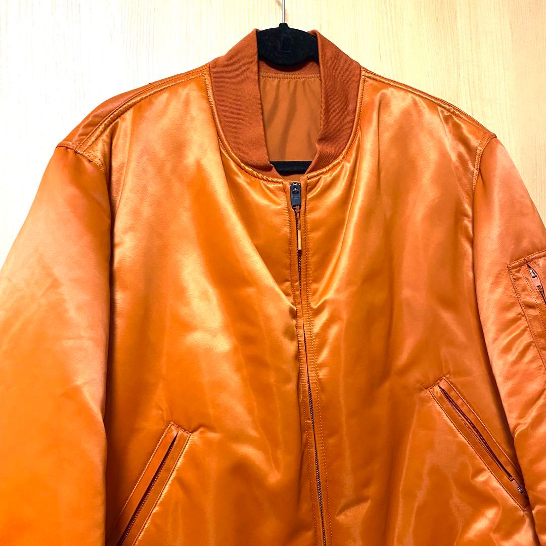[美品Y-3]ワイスリーM CLASSICBOMBERボンバージャケットオレンジ