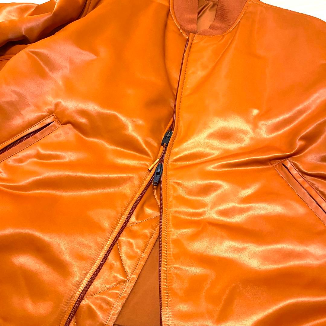 [美品Y-3]ワイスリーM CLASSICBOMBERボンバージャケットオレンジ