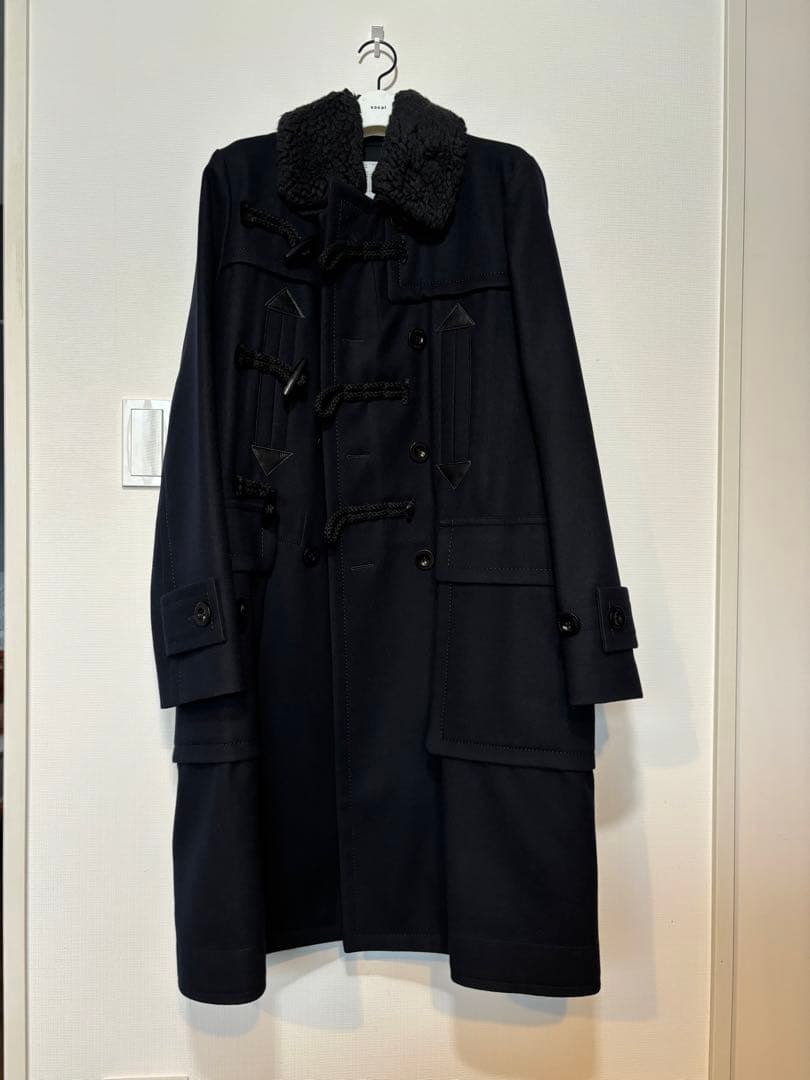 sacai 21-02619 ウールダッフルコート