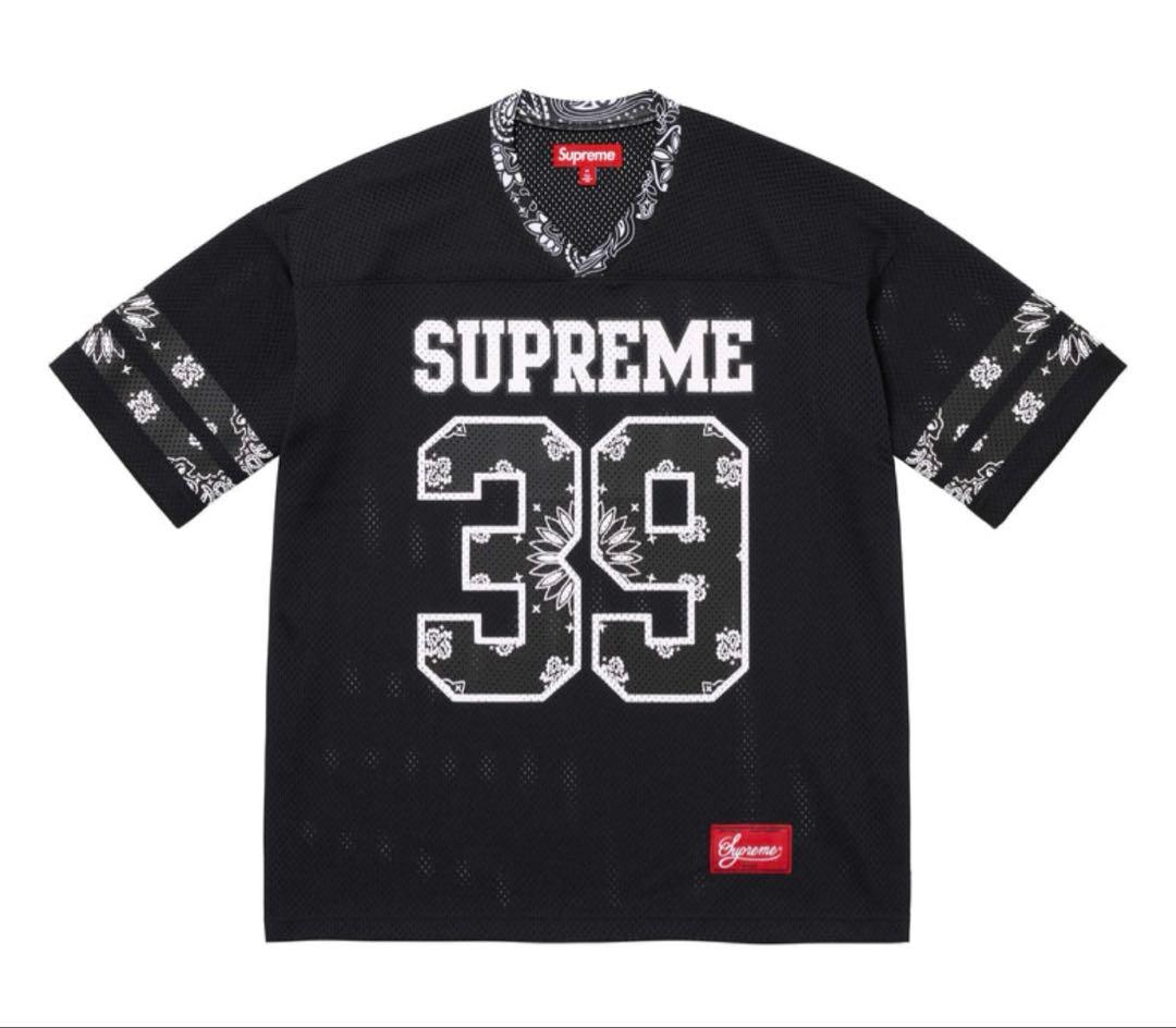 Supreme Bandana Football Jersey ブラック