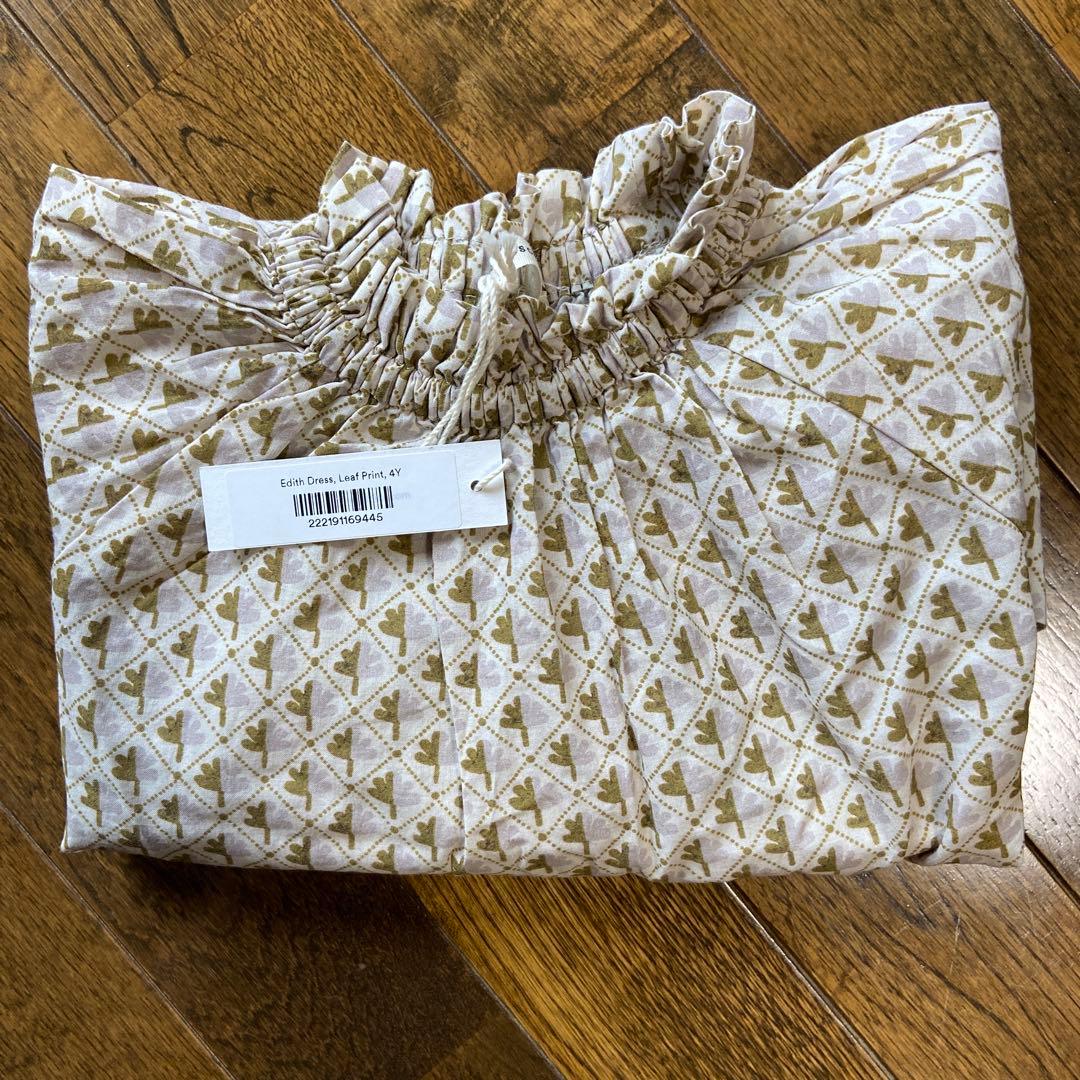 【新品】soorploom Edith Dress Leaf Print 4y