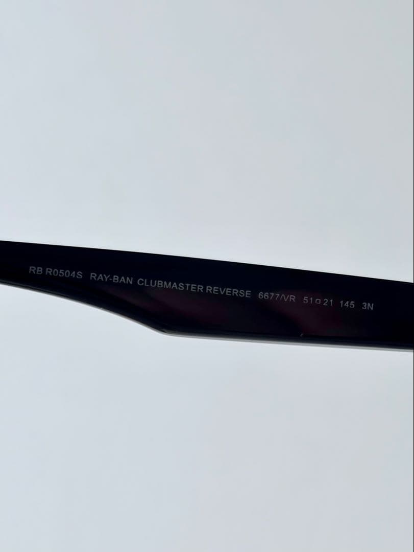 【新品未使用】Ray Ban clubmaster reverse 新年特価